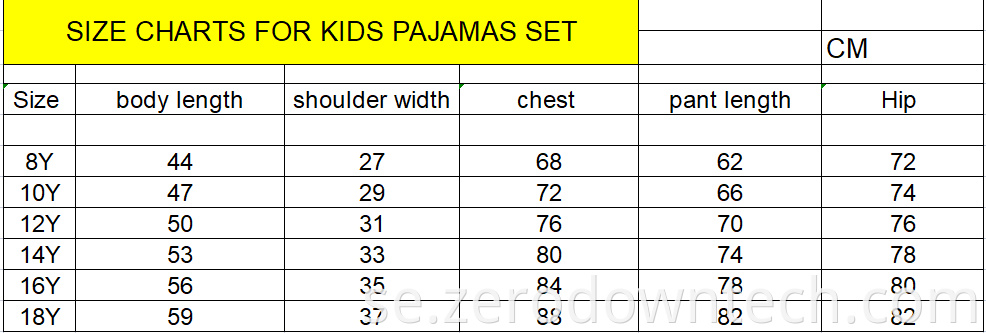 Custom Satin Kid Milk Silk sovkläder Barn pyjamas bekväm